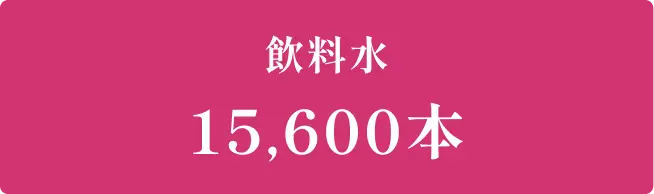 飲料水15,600本