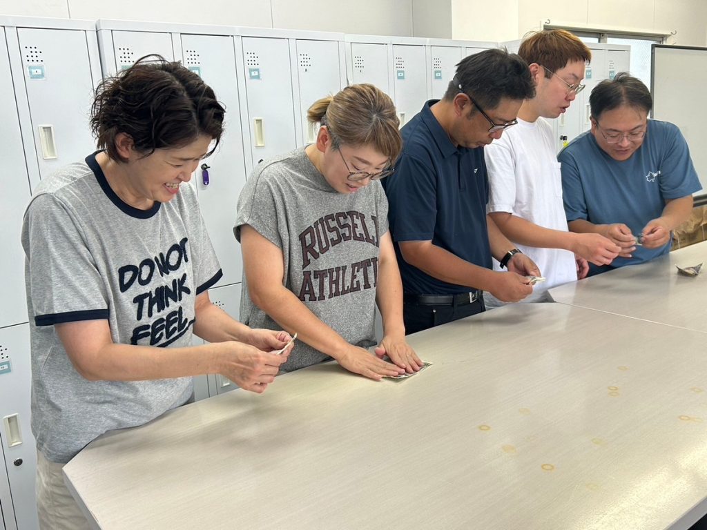 復元作業中の一コマ